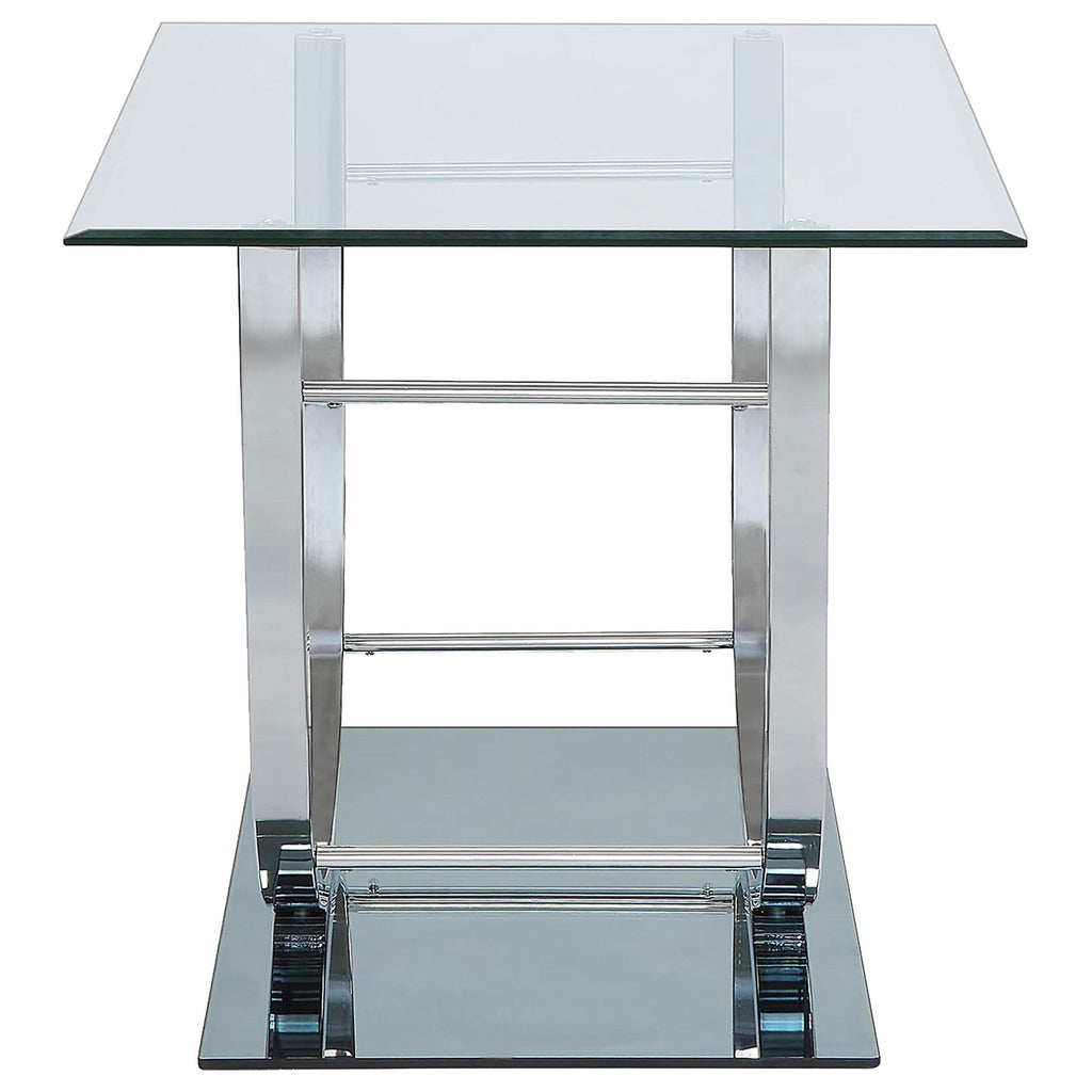 Garrett - 2 Piece Coffee Table Set - Chrome