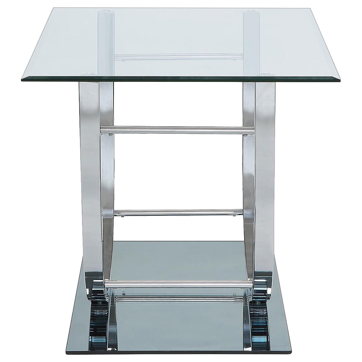 Garrett - 2 Piece Coffee Table Set - Chrome