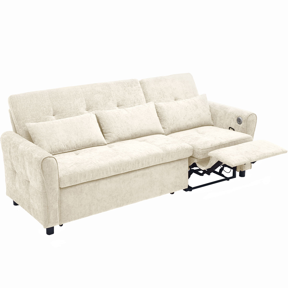 3 Seater Sofa Bed And Reversible Recliner