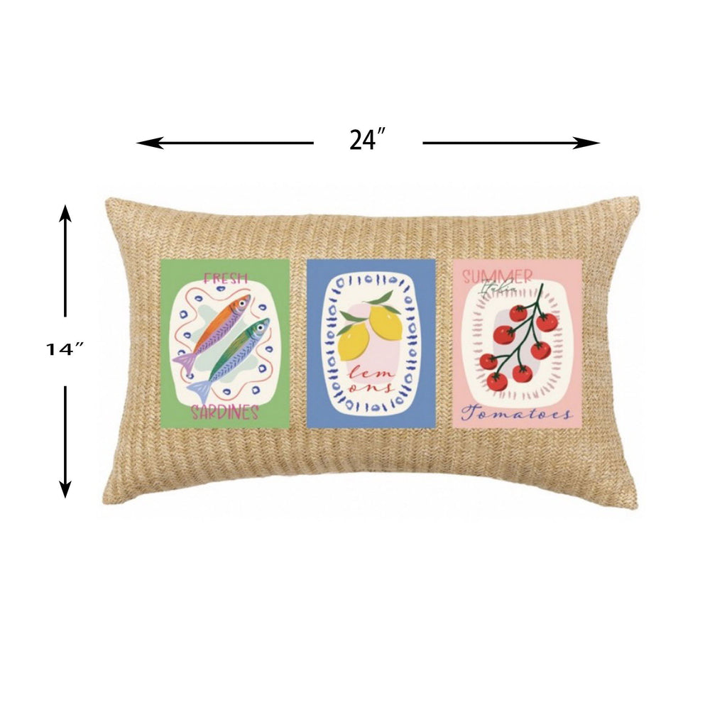 Outdoor Lumbar Pillow - Multi
