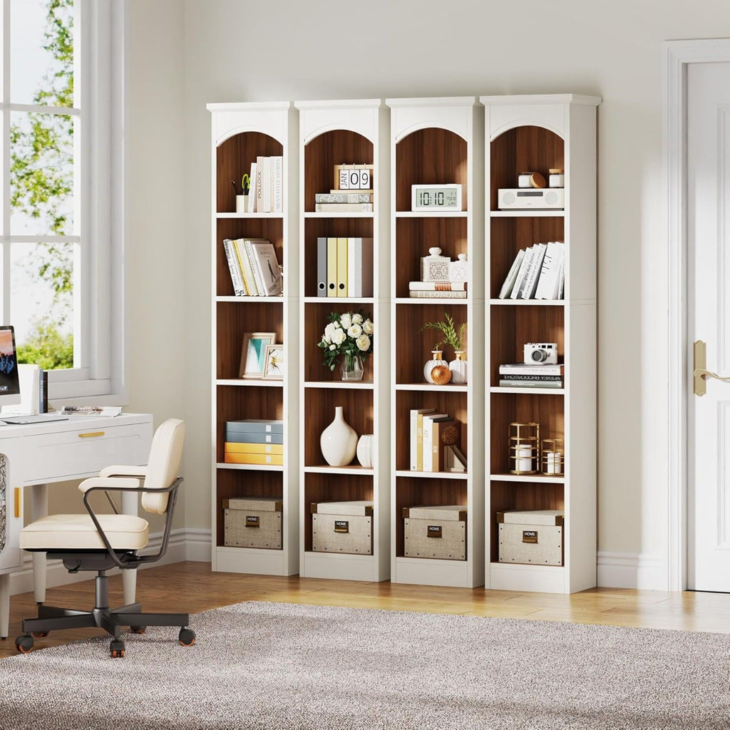 5 Tier Library Bookcase For Living Room