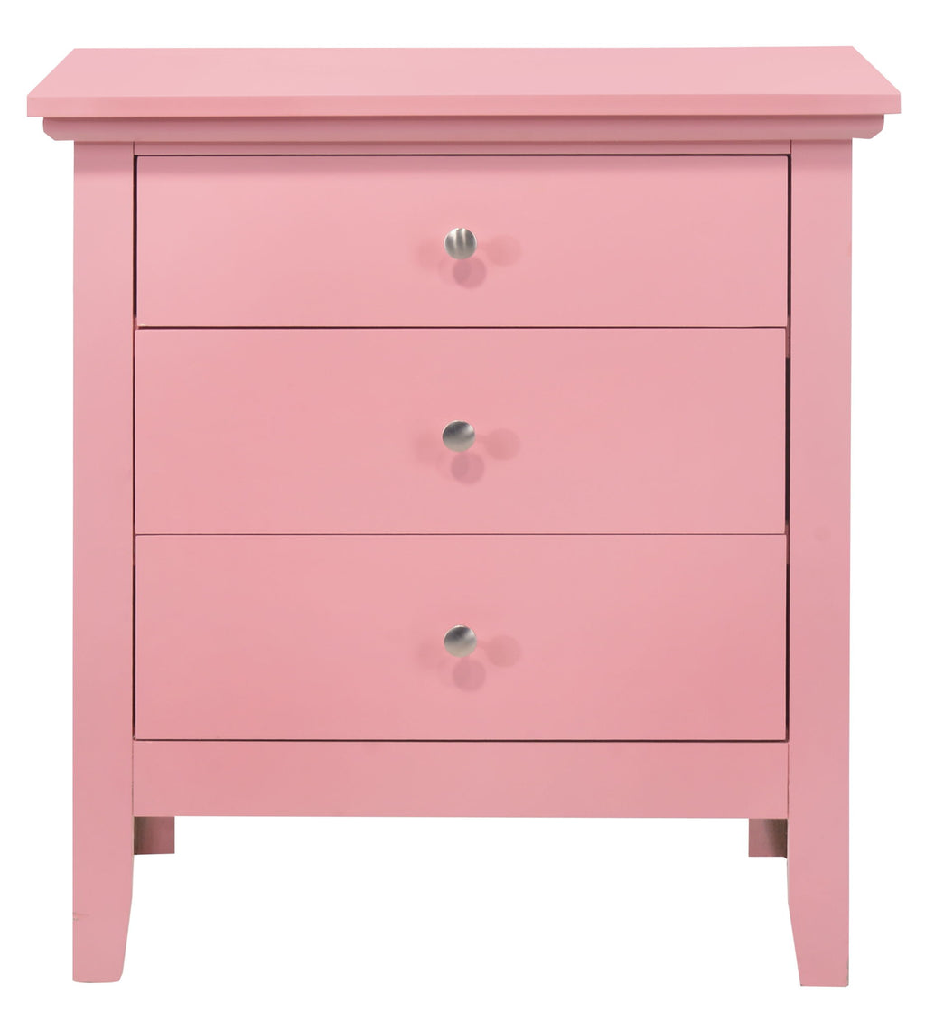 3 Drawer Nightstand & Dove Tailed Drawers