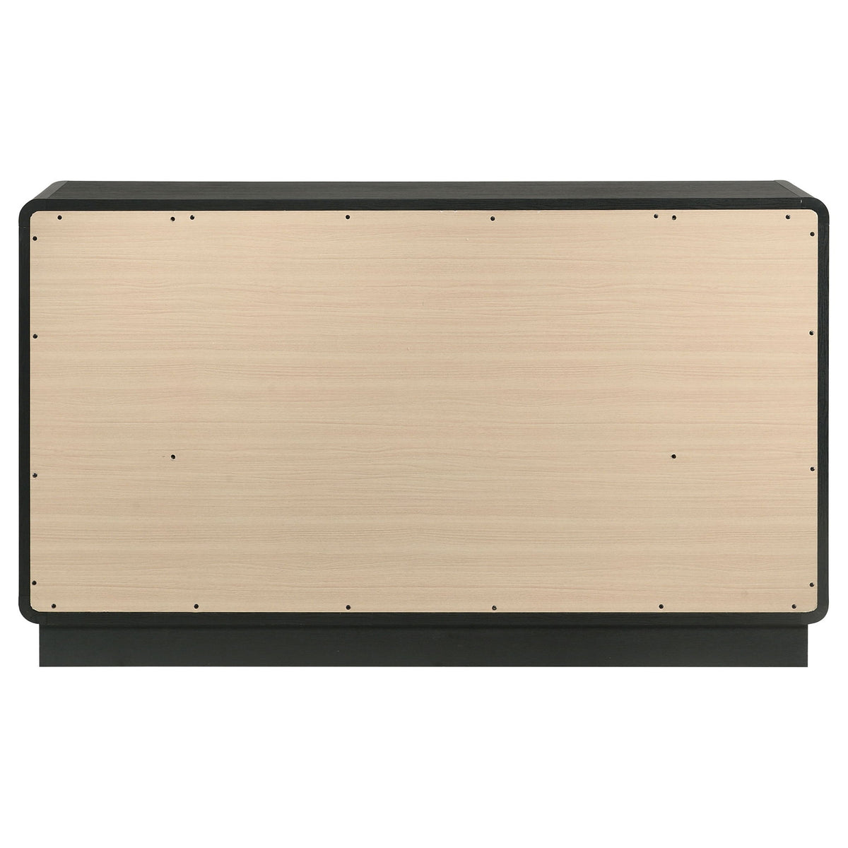 Burton - 6 Drawer Dresser Cabinet - Black