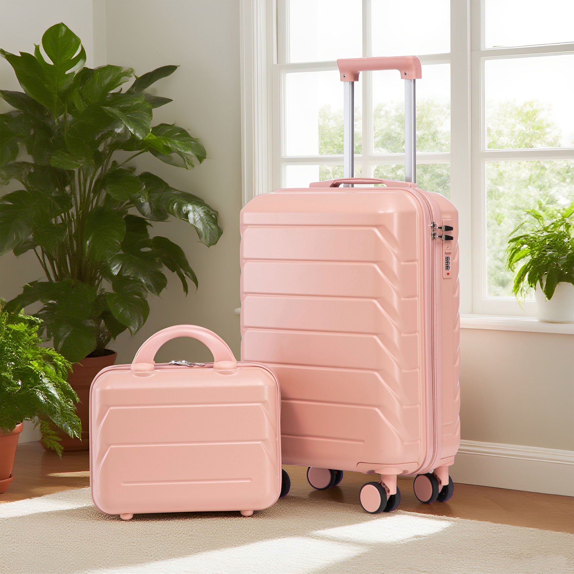 Spinner Luggage Set & Combination Lock