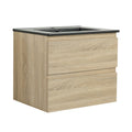 Wall Mounted Bathroom Vanity With Sink, 2 Soft Close Drawers
