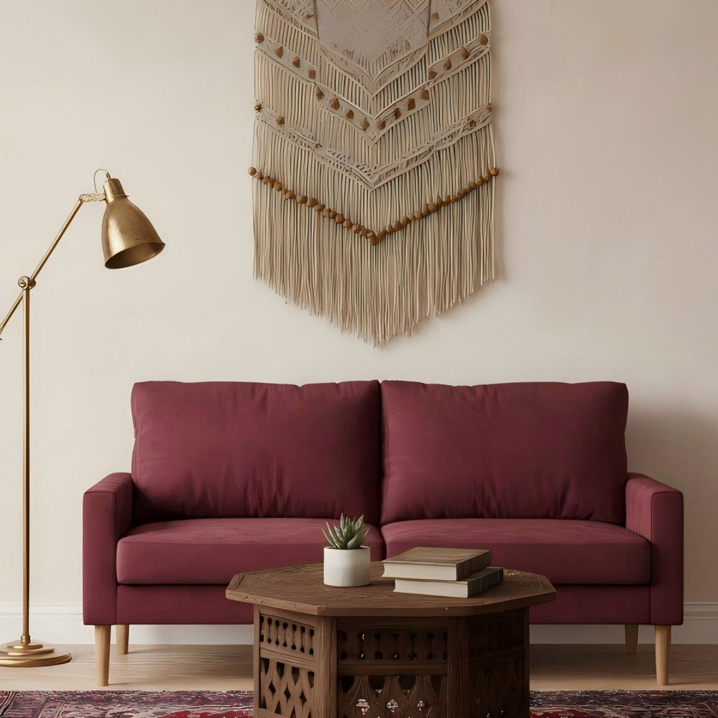 Upholstered Sofa, 3 Seater Couch For Living Room