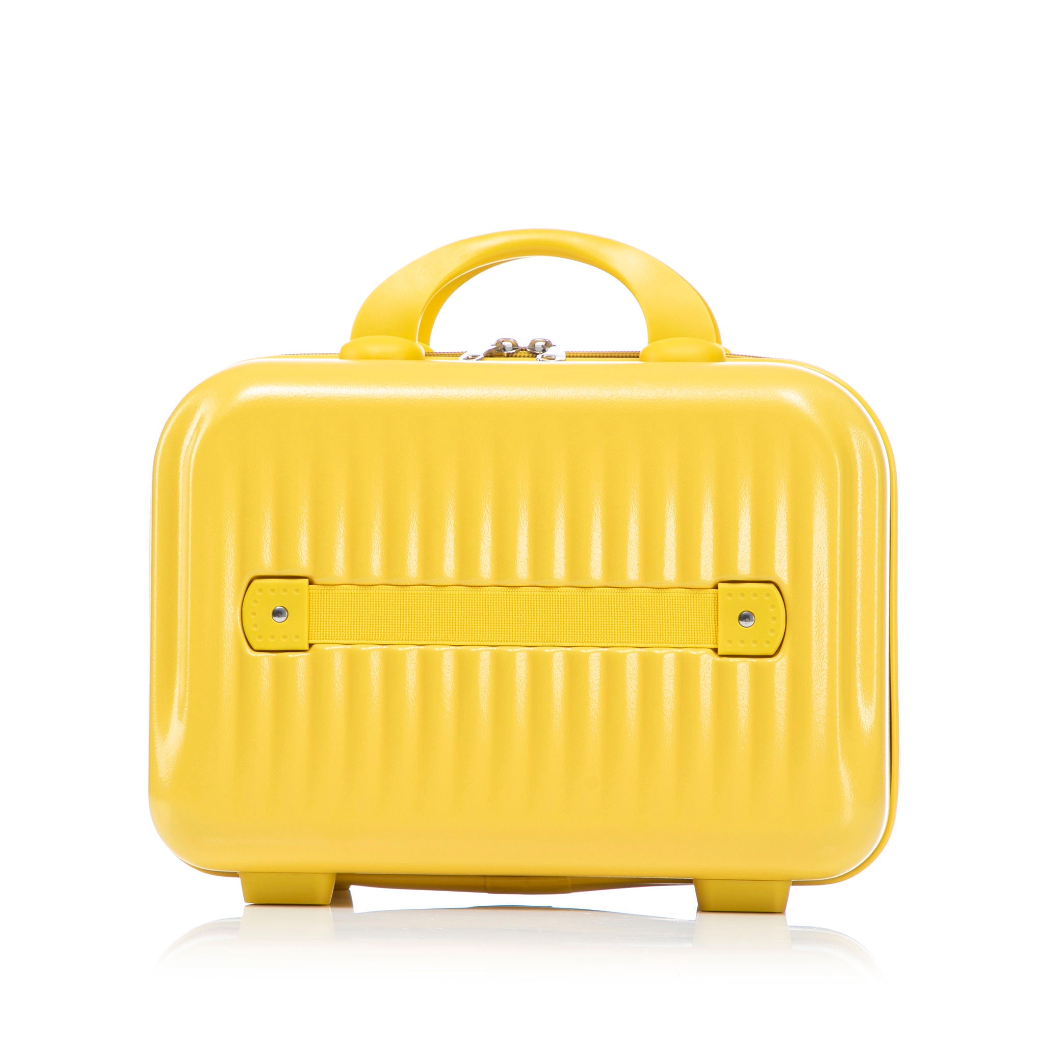 Luggage Set With Cosmetic Case, Combination Lock, Front Opening Design