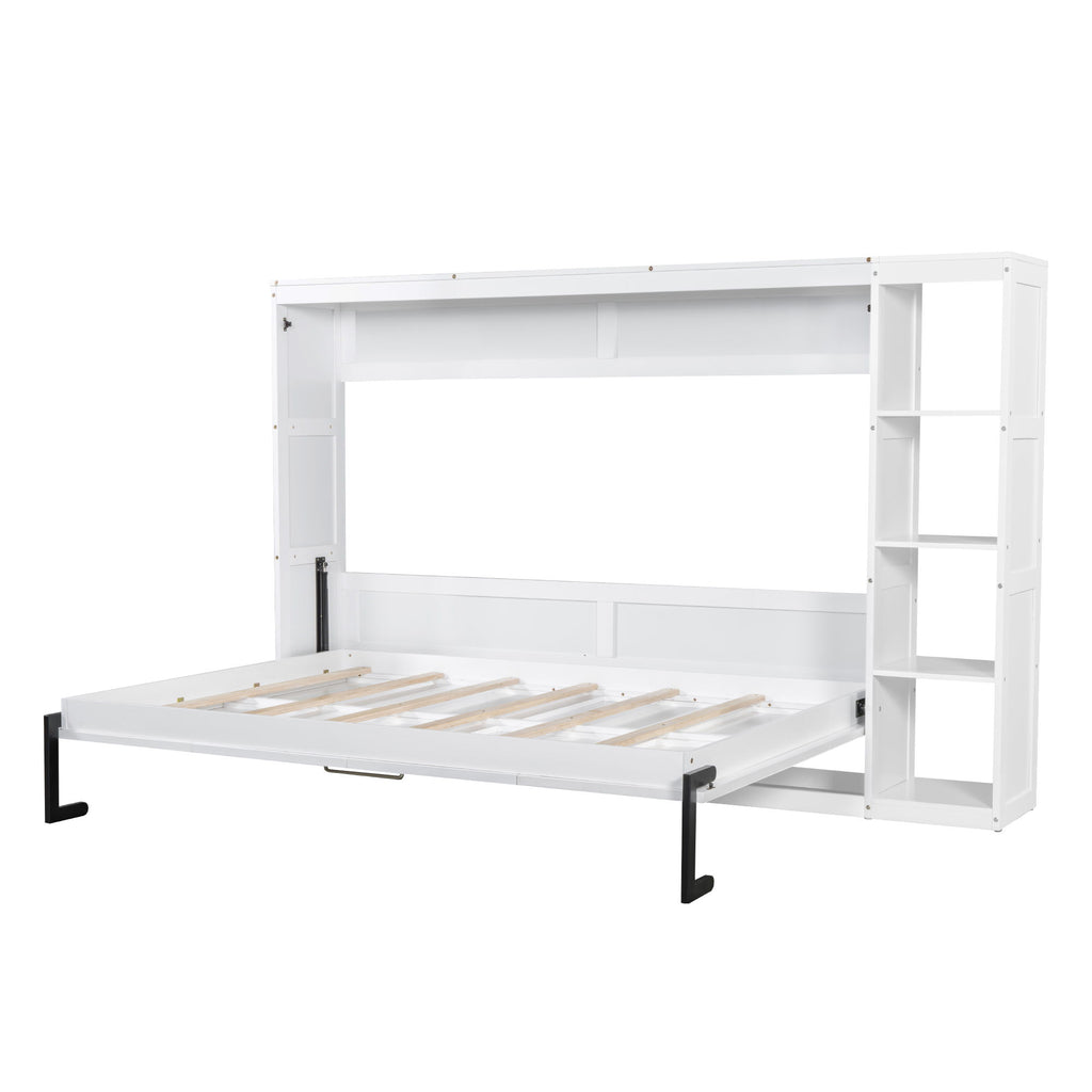 Murphy Bed With Bookshelf And Storage