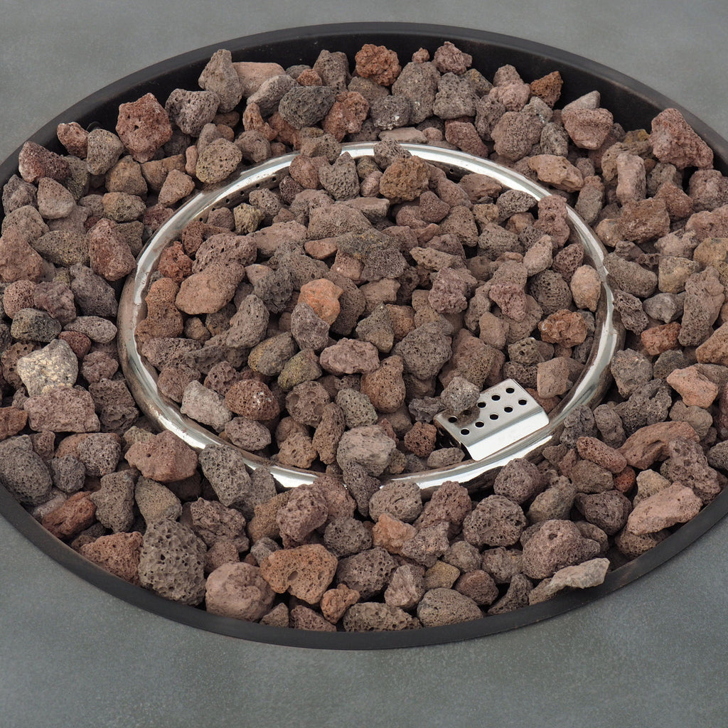 Round Iron Fire Pit With 40, 000 Btu
