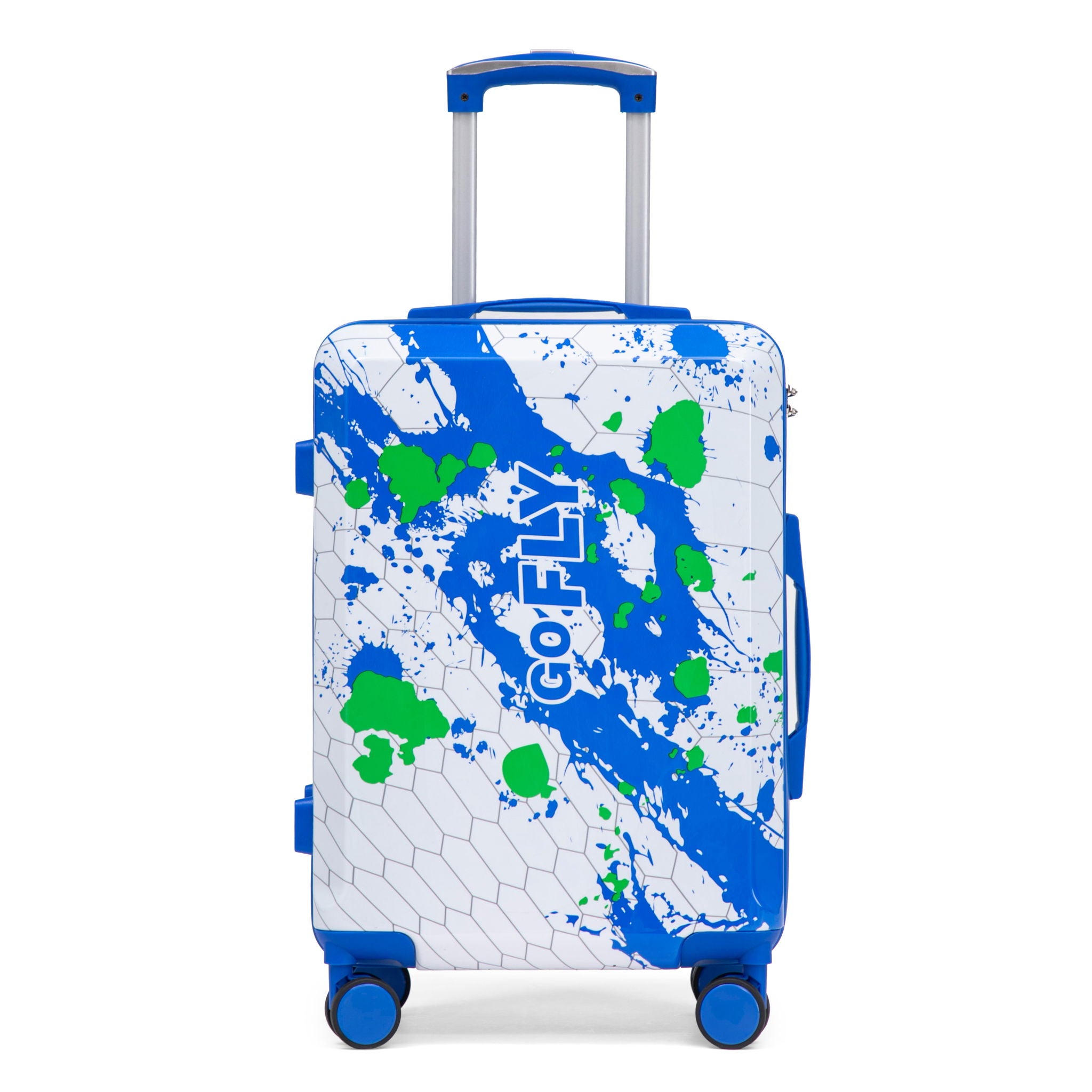 Luggage With Combination Lock, Lightweight Carry-On Suitcase