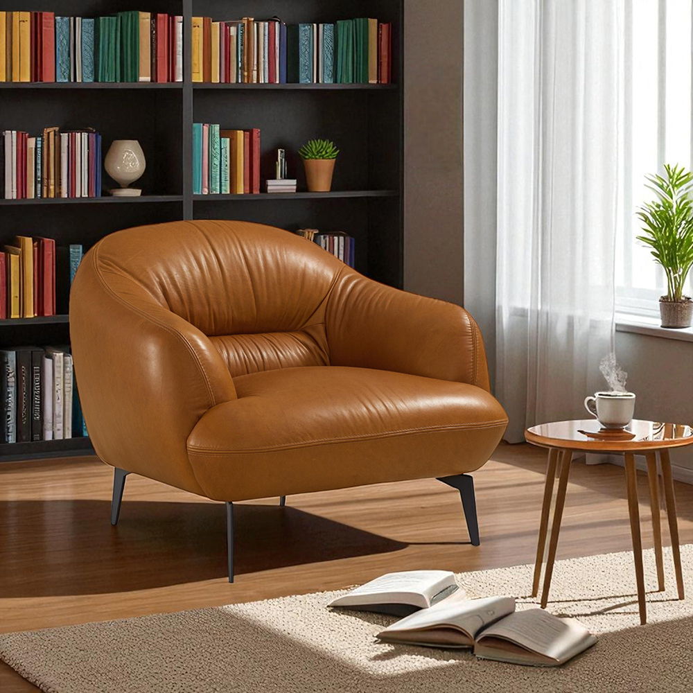 Leonia - Chair - Cognac Leather