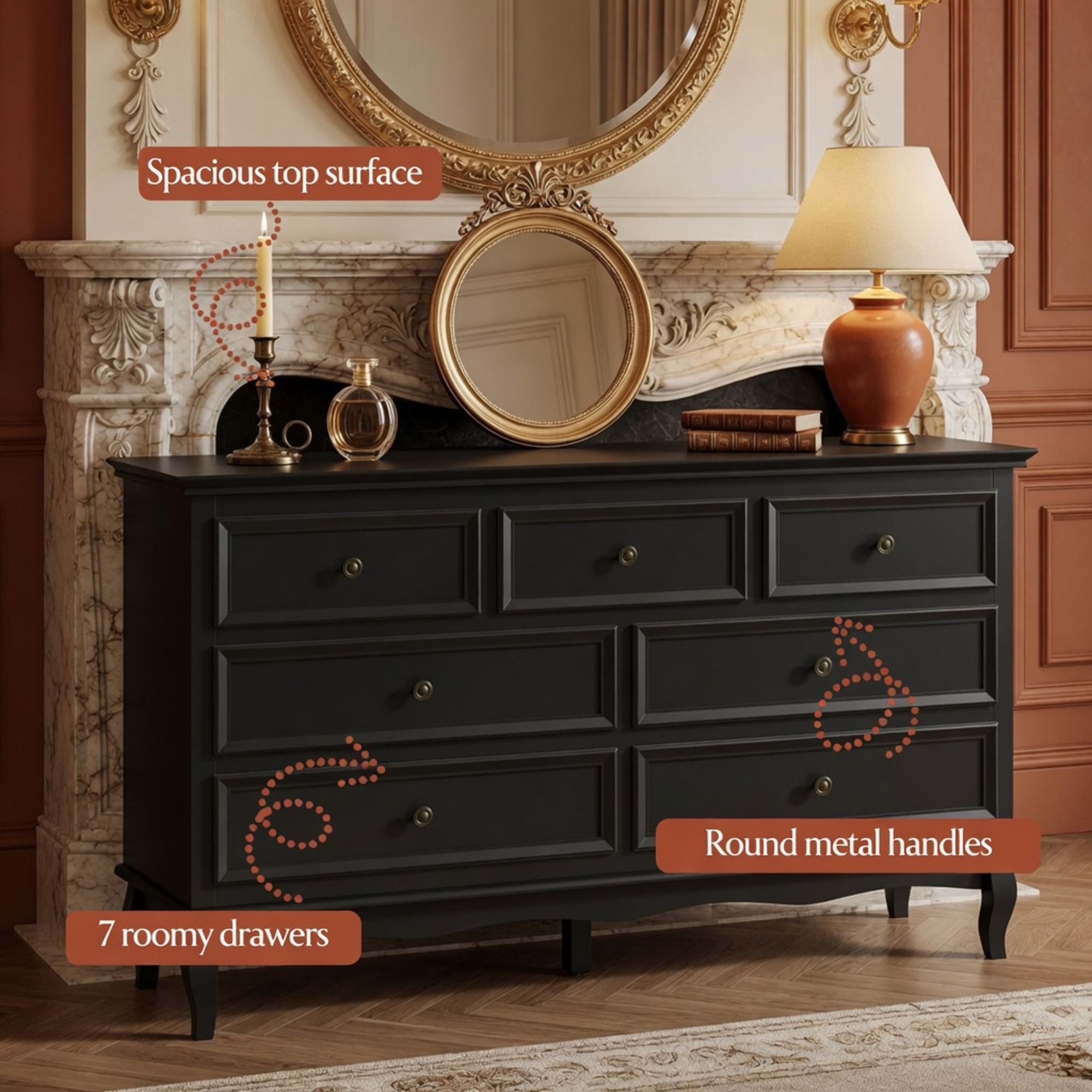7 Drawer Dresser