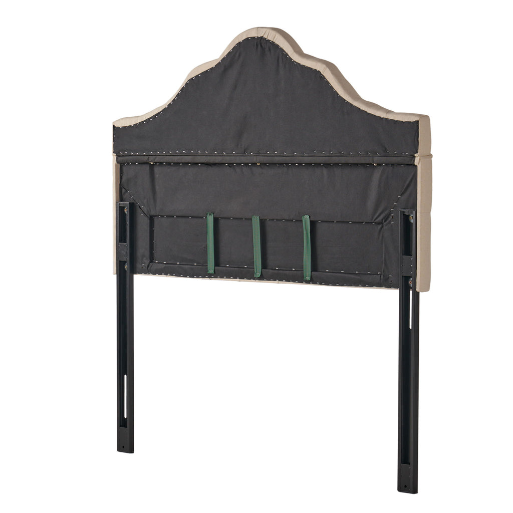 Mardi - Fabric Queen / Full Headboard - Beige