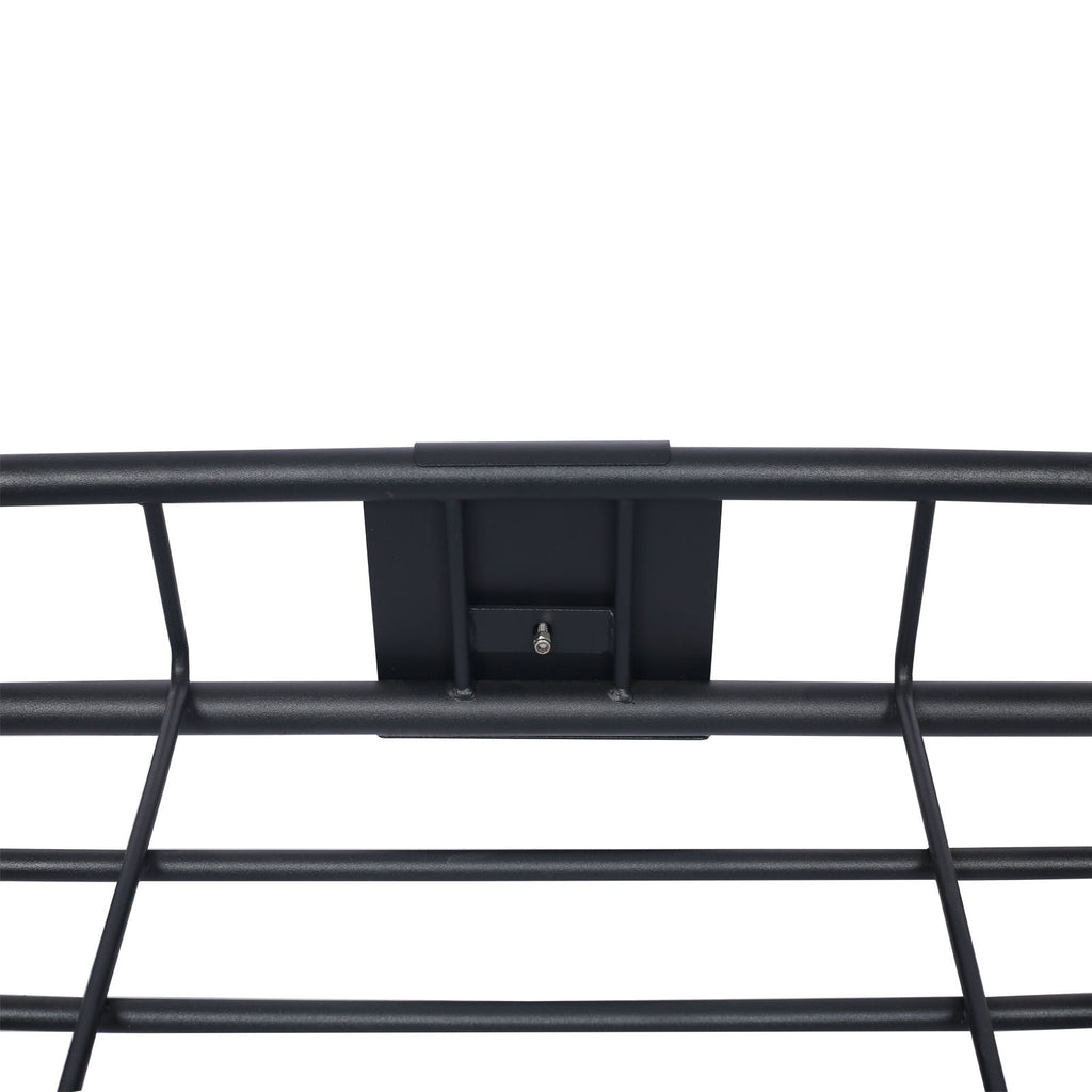 Motoring Rooftop Cargo Carrier Basket Steel, Universal Fit Roof Rack