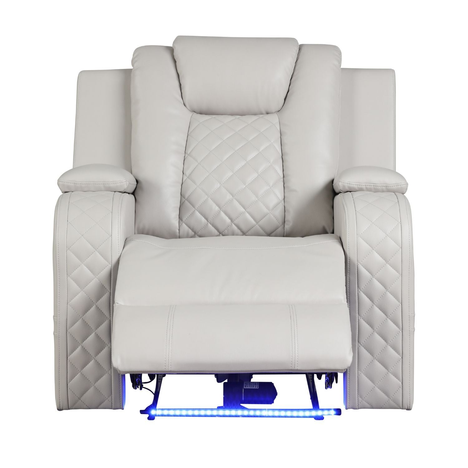 Benz - LED & Power Recliner With Adjustable Headrests And Ambient LED Lighting