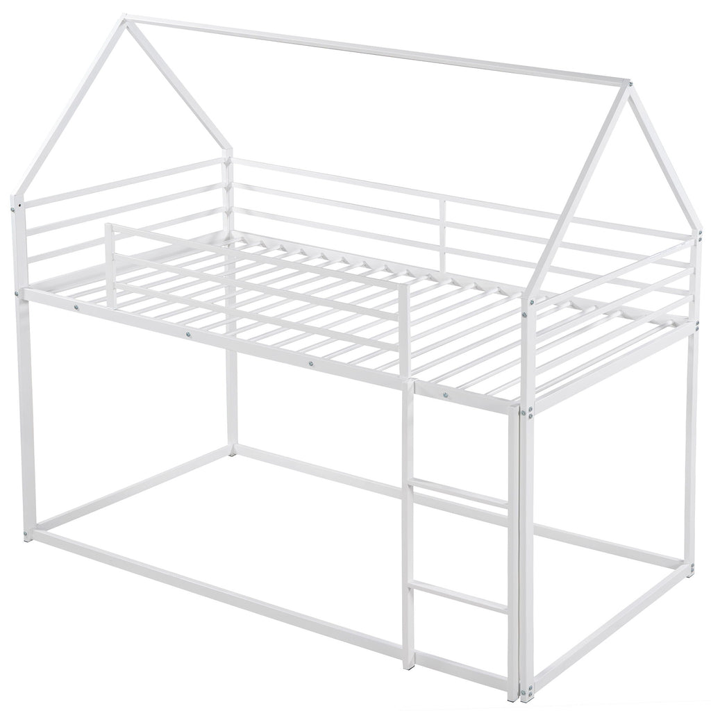 House Bunk Bed With Built In Ladder