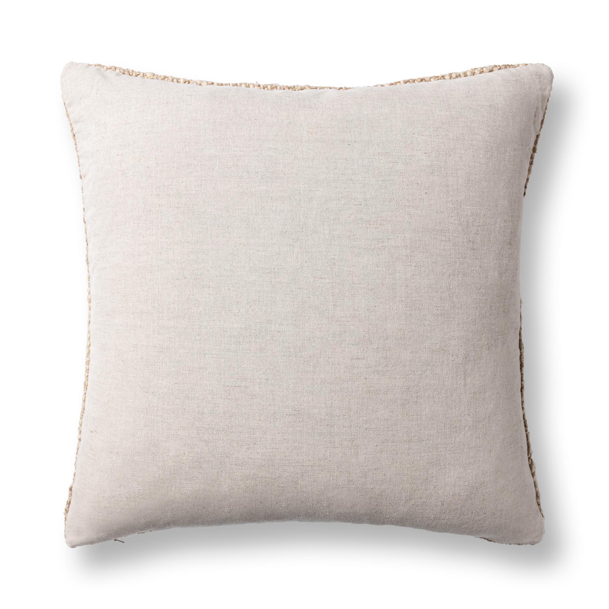 Jai - 22" x 22" Accent Pillow - Natural