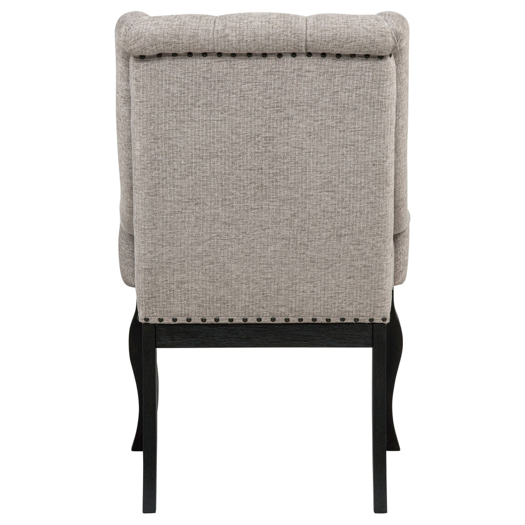 Kinzler - Arm Chair (Set of 2) - Tan / Black