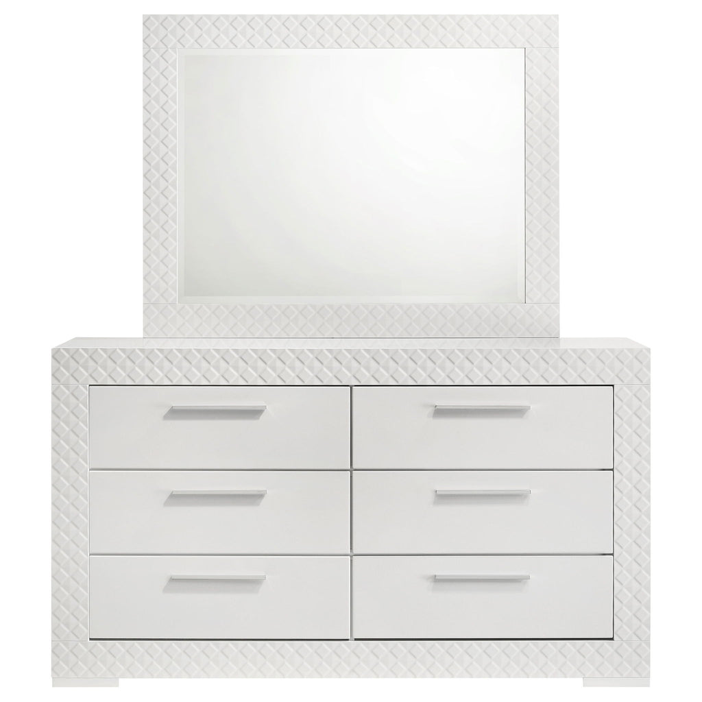 Pierce - 6 Drawer Dresser And Mirror