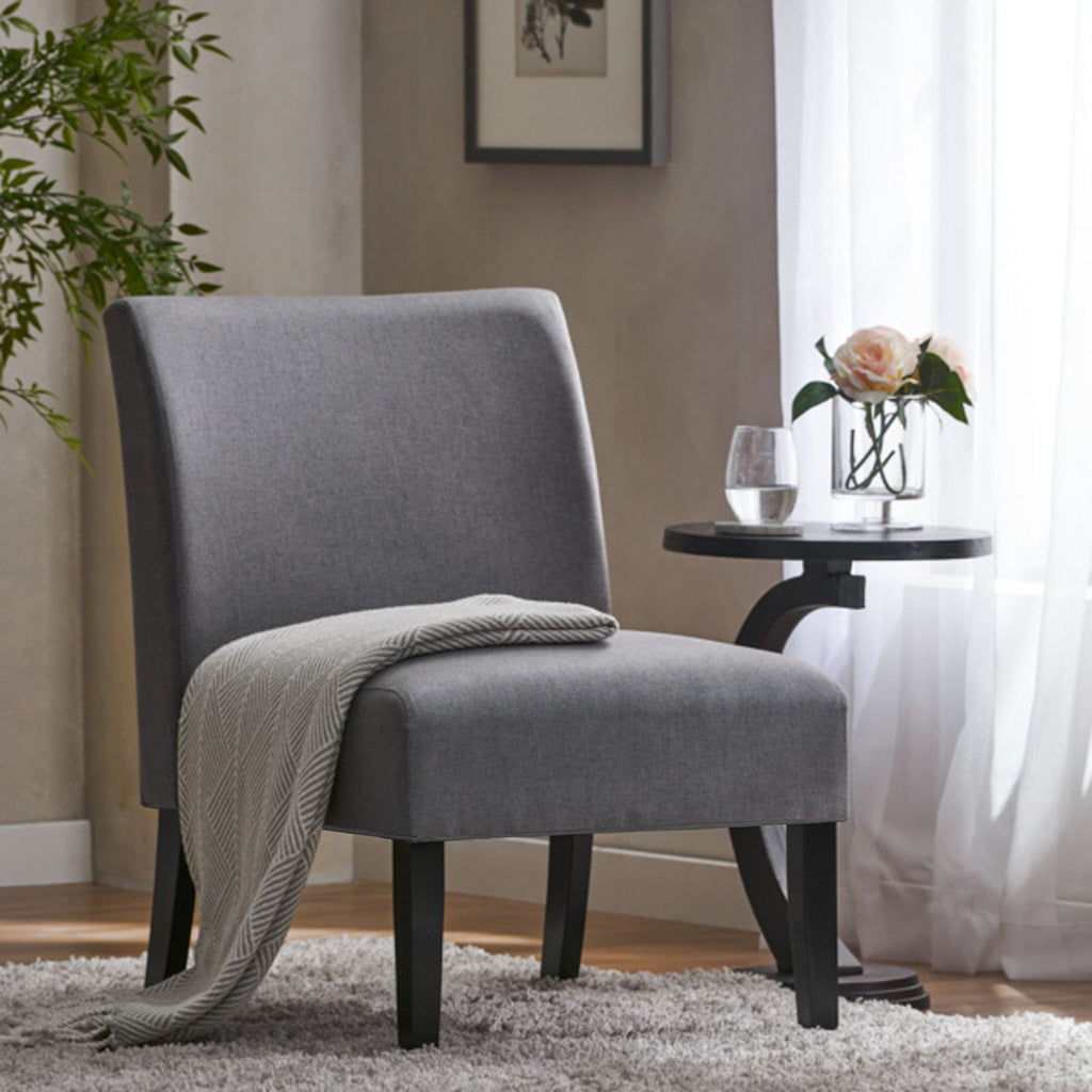 Contemporary Accent Chair With Upholstery