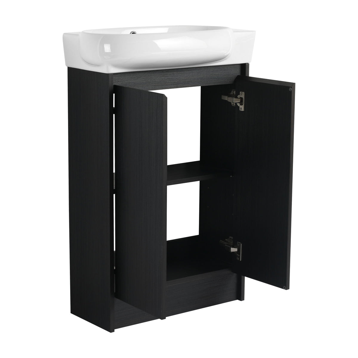 Freestanding Bathroom Vanity & Sink, Soft Close Doors