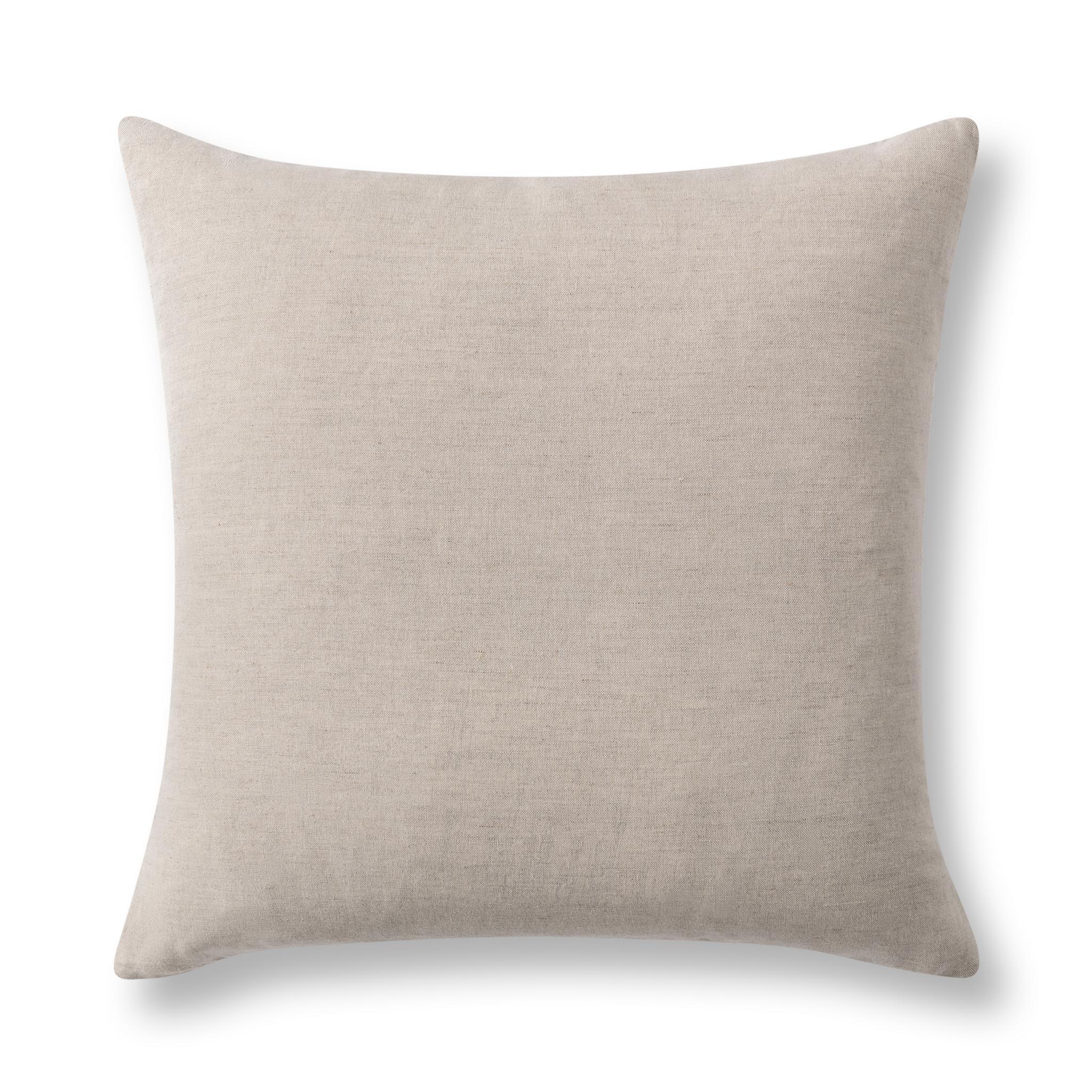Villa Classics - Bikram 22" x 22" Accent Pillow - Ivory / Natural
