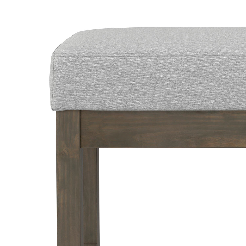 Milltown - Small Ottoman Bench - Stone Gray