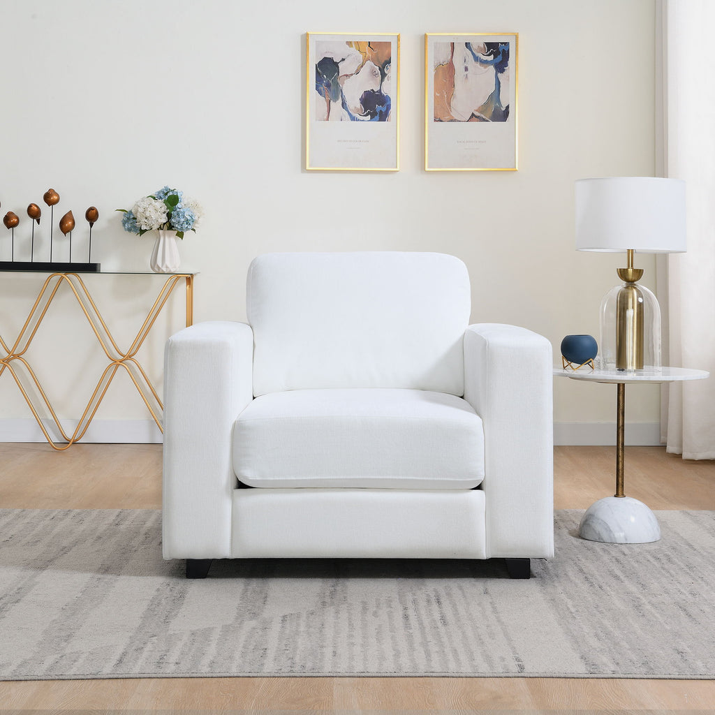 Oversized Accent Chair With Widen Arm For Living Room