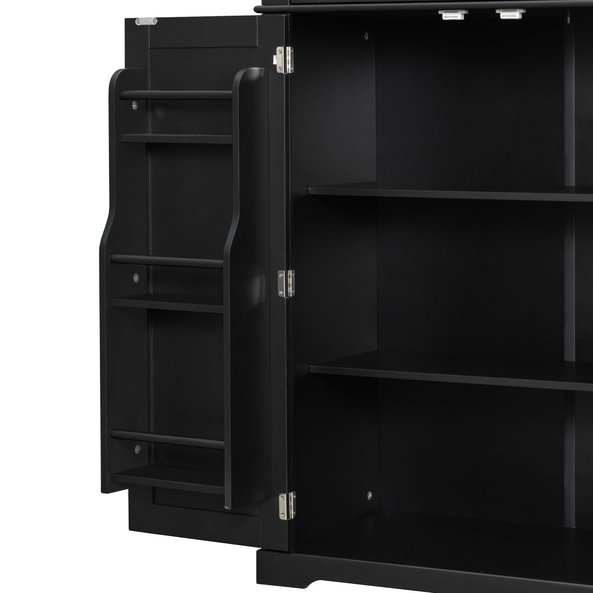 Bathroom Storage Cabinet With Multifunctional Storage Space, Drawer With Slide Rails, Adjustable Shelf