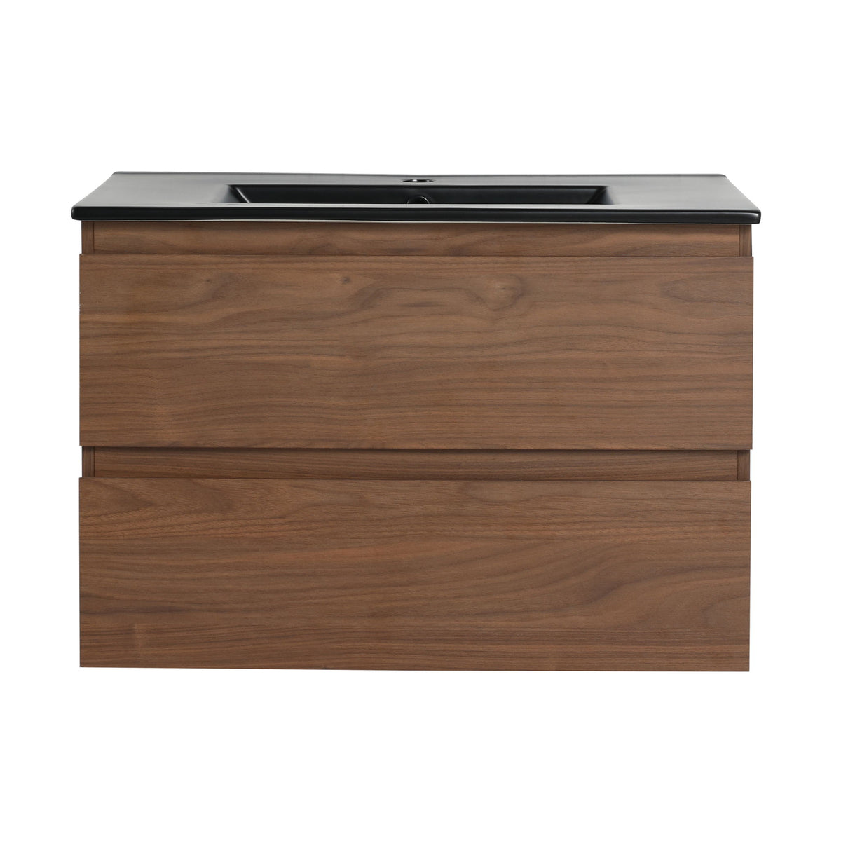 Wall Mounted Bathroom Vanity With Sink, 2 Soft Close Drawers