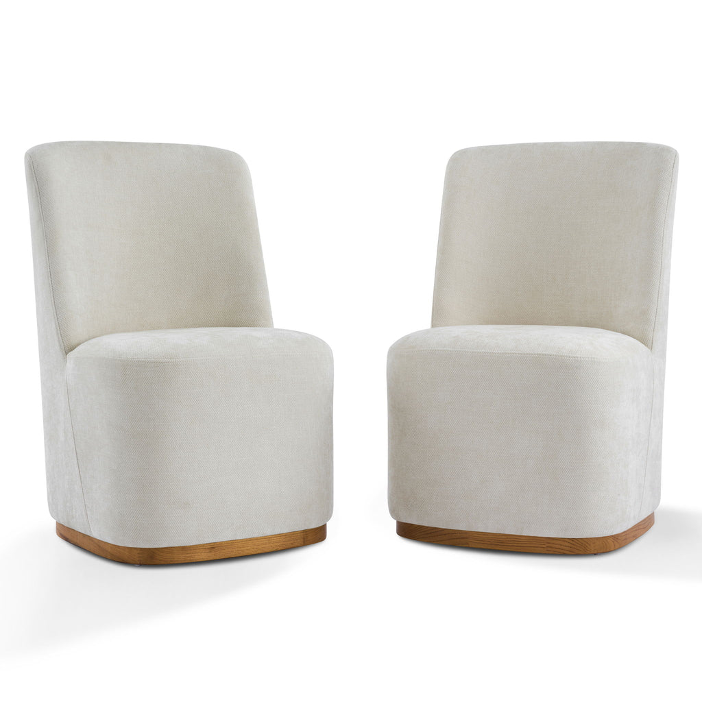 Dining Table Set With 4 Upholstered Dining Chairs
