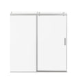 Frameless Sliding Shower Door With Soft- Close, 3 / 8" Tempered Glass