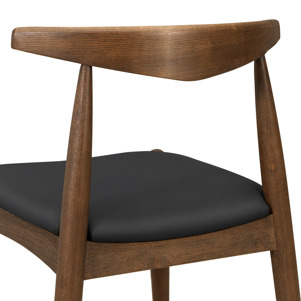 Dining Chairs With Ergonomic Backrest (Set of 2)