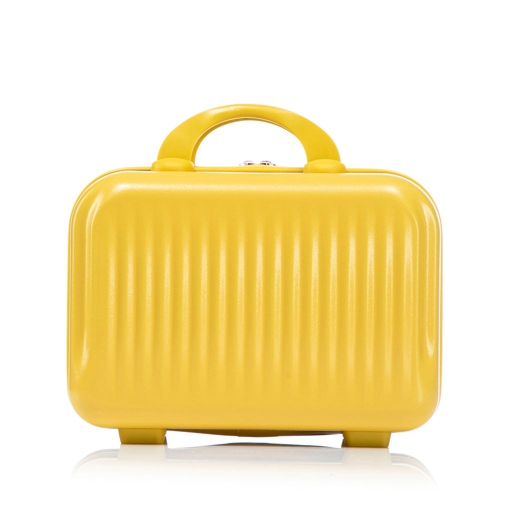 Luggage Set With Cosmetic Case, Combination Lock, Front Opening Design
