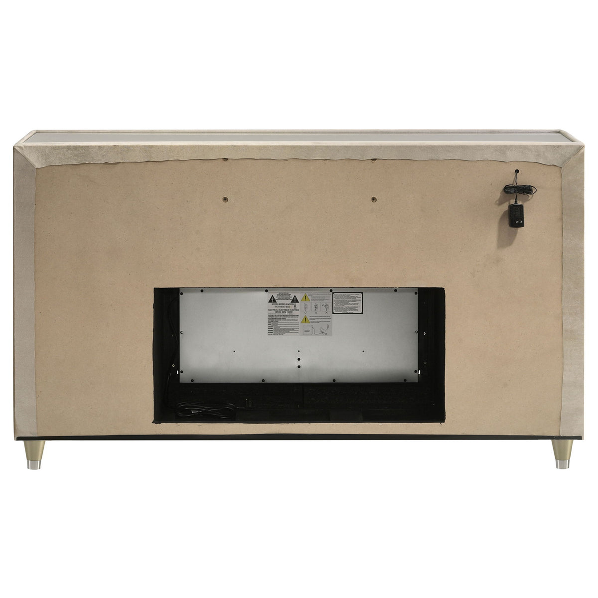 Mika - 8 Drawer LED Fireplace Dresser