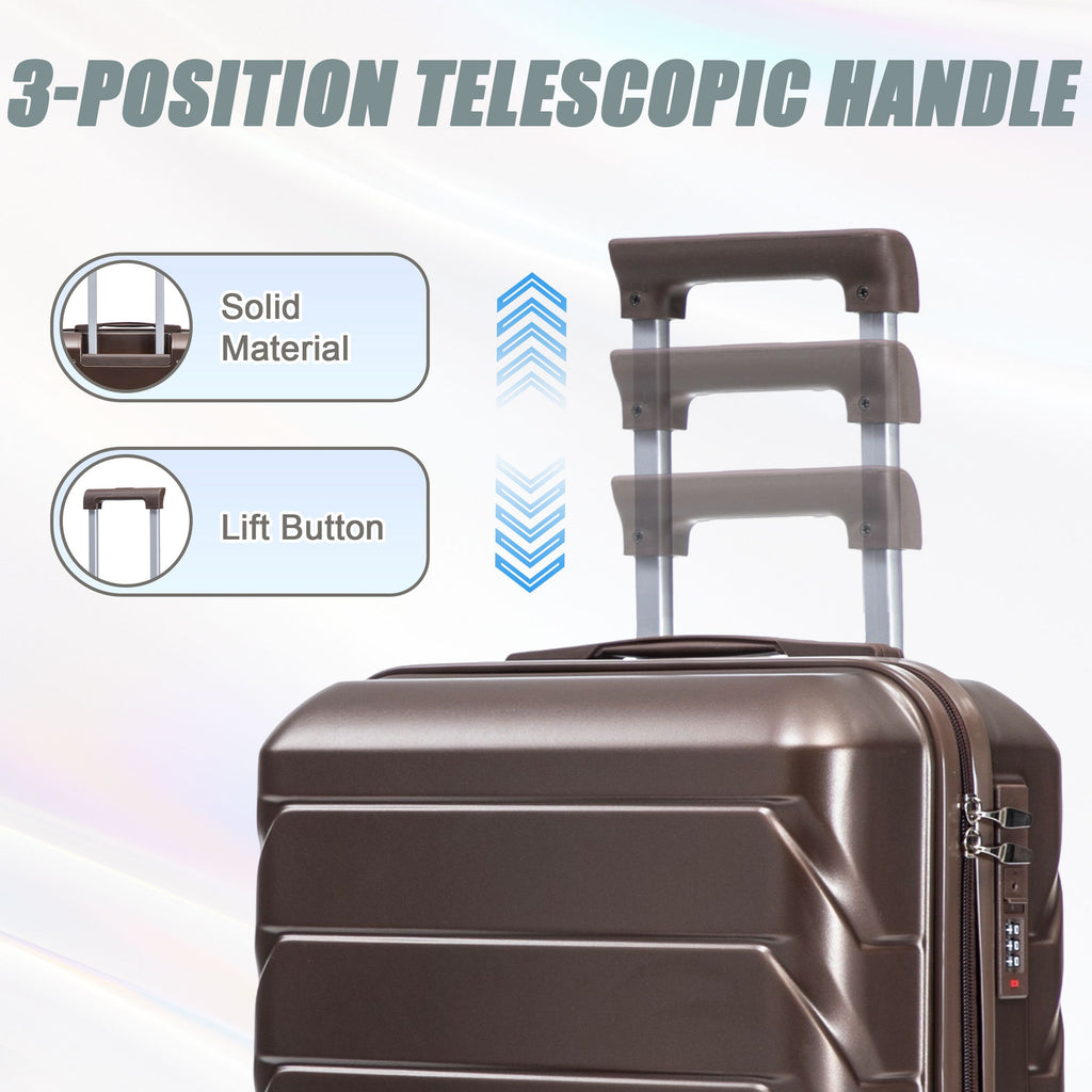 Spinner Luggage Set With Combination Lock
