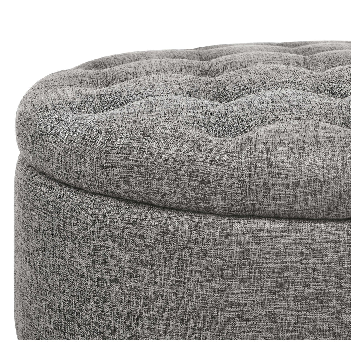 Tufted Storage Ottoman With Upholstery