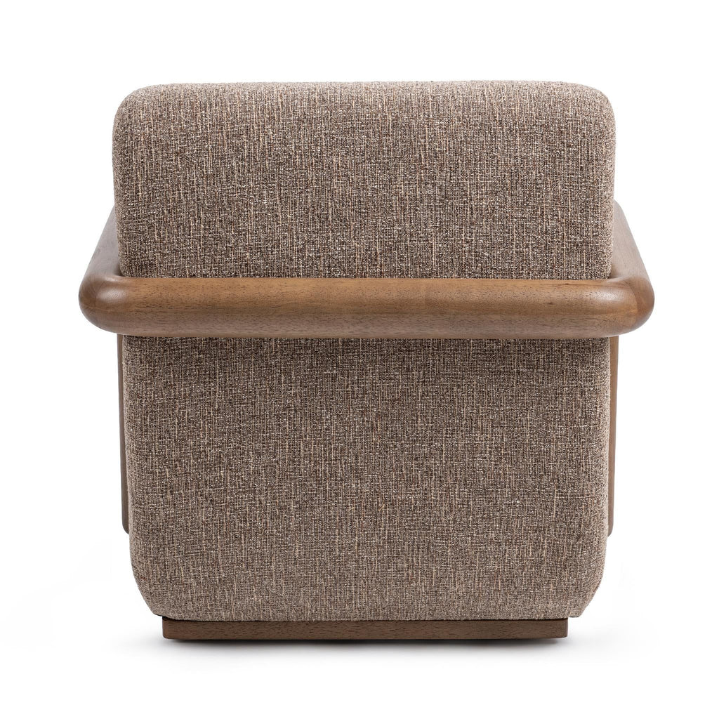Welson - Swivel Accent Chair - Warm Mocha
