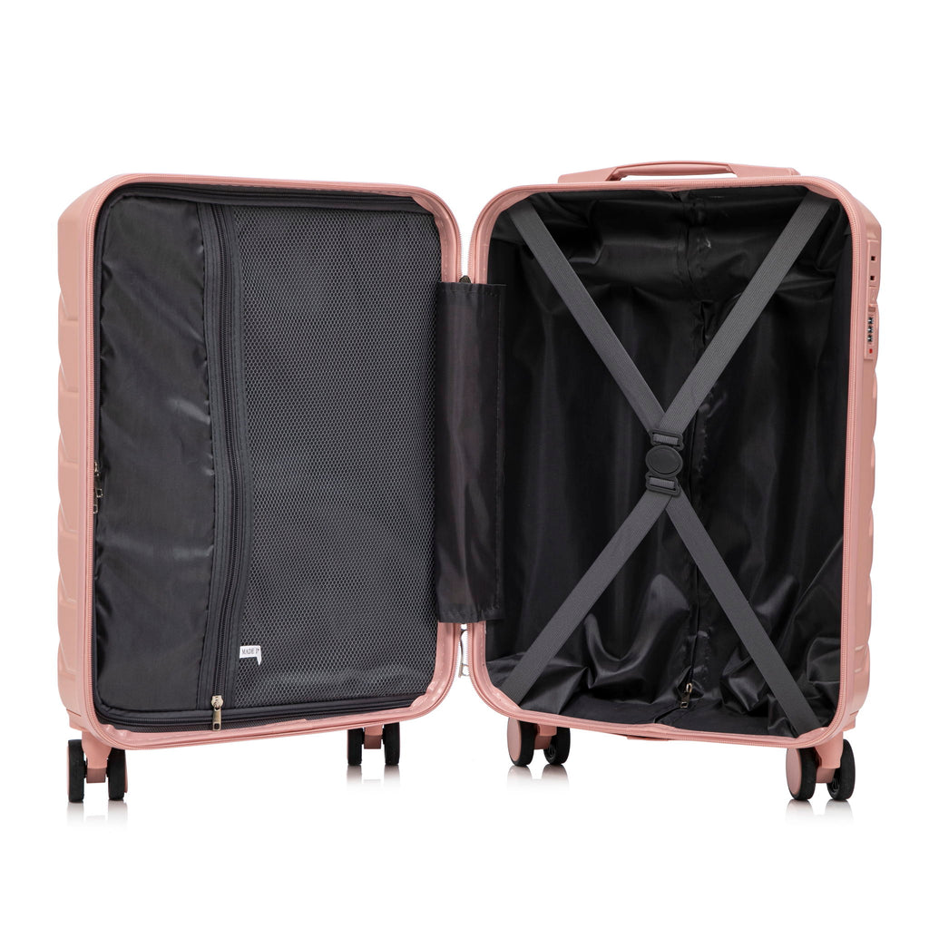 Hard Shell Travel Luggage With Scratch Resistant Surface