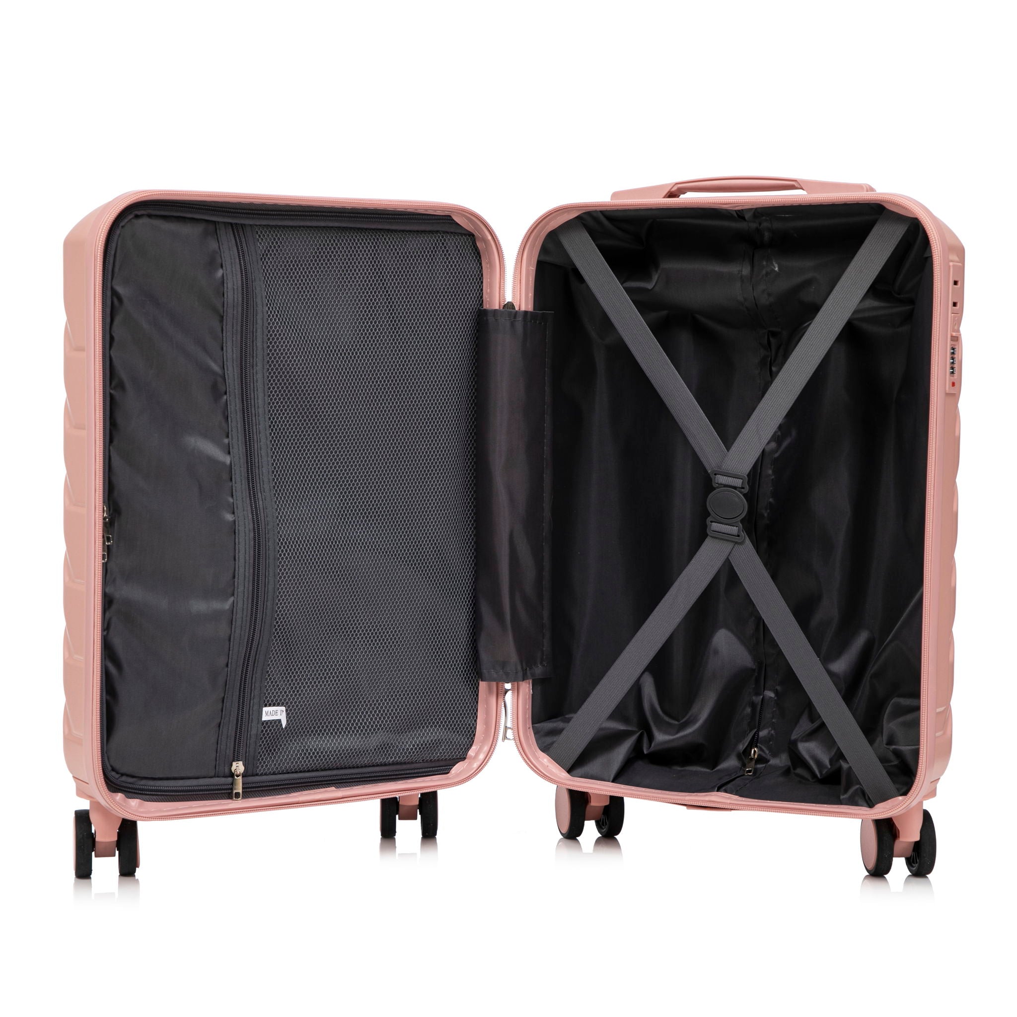 Hard Shell Travel Luggage With Scratch Resistant Surface