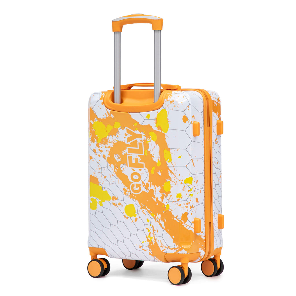 Luggage With Combination Lock, Lightweight Carry-On Suitcase