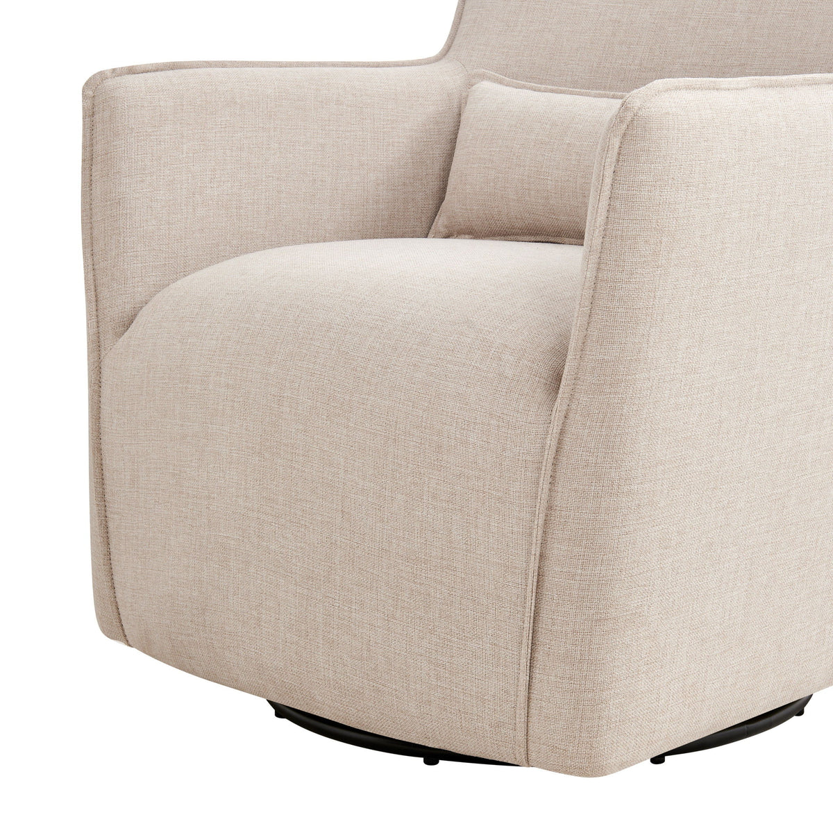 Ayla - Swivel Accent Chair With Matching Lumbar Pillow