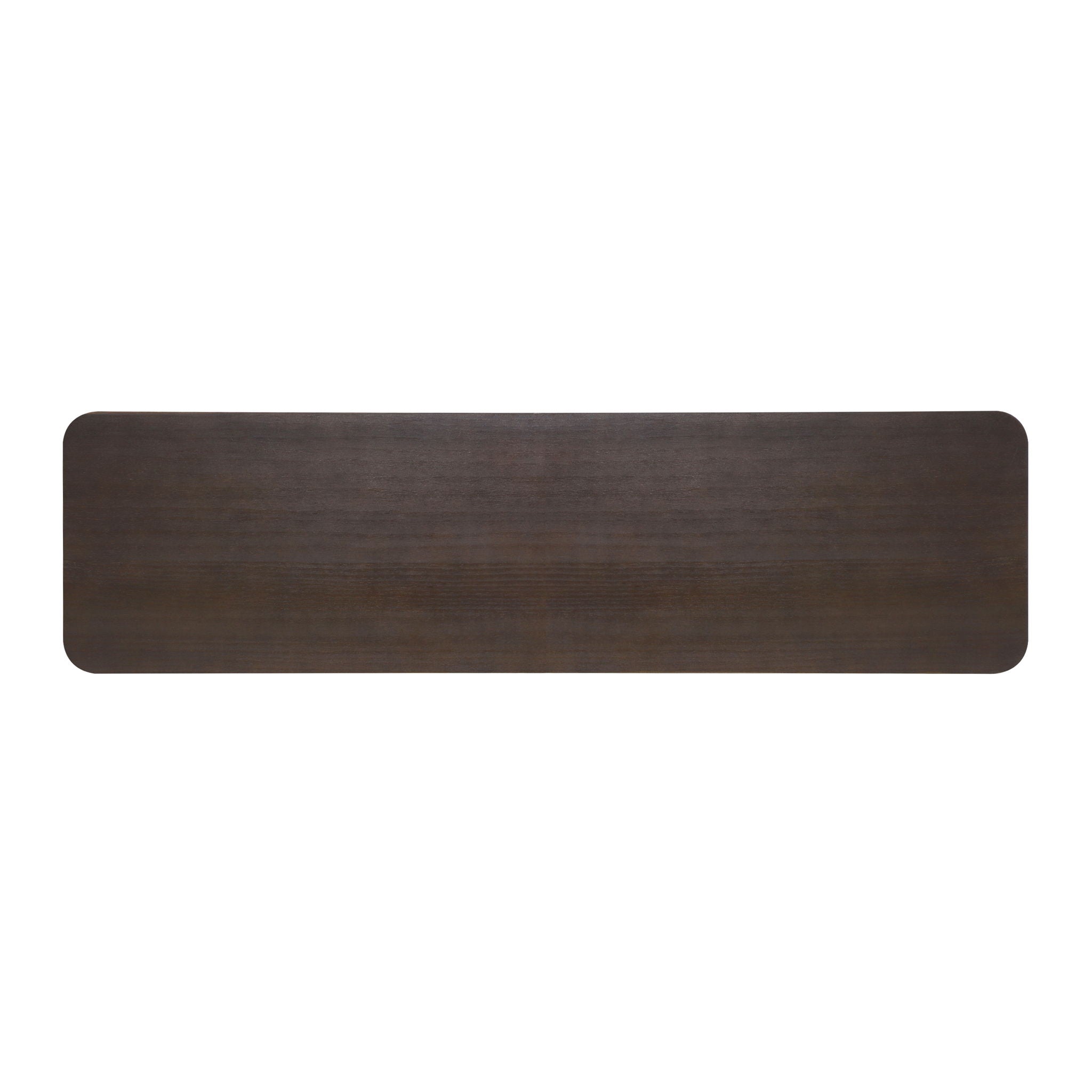 Console Table With Open Arch Cutouts For Living Room Hallway - Espresso