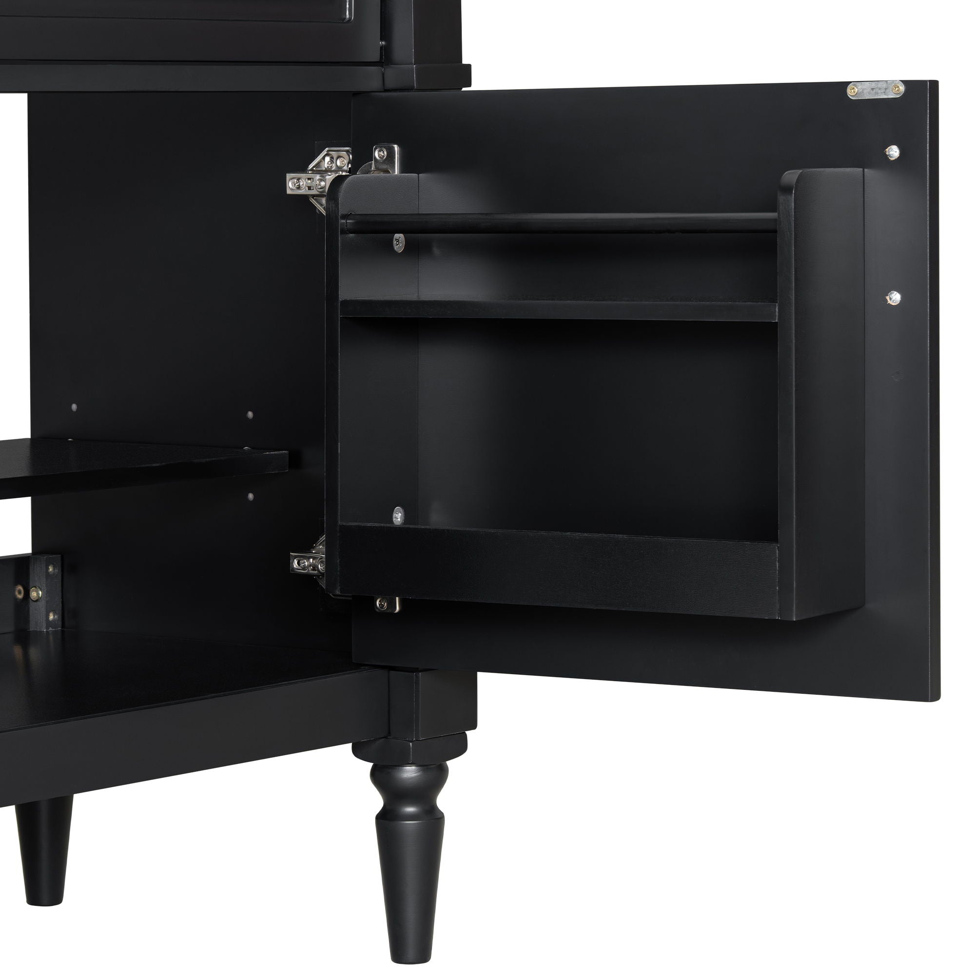 Freestanding Bathroom Vanity With Sink, Adjustable Shelf, Flip Drawer
