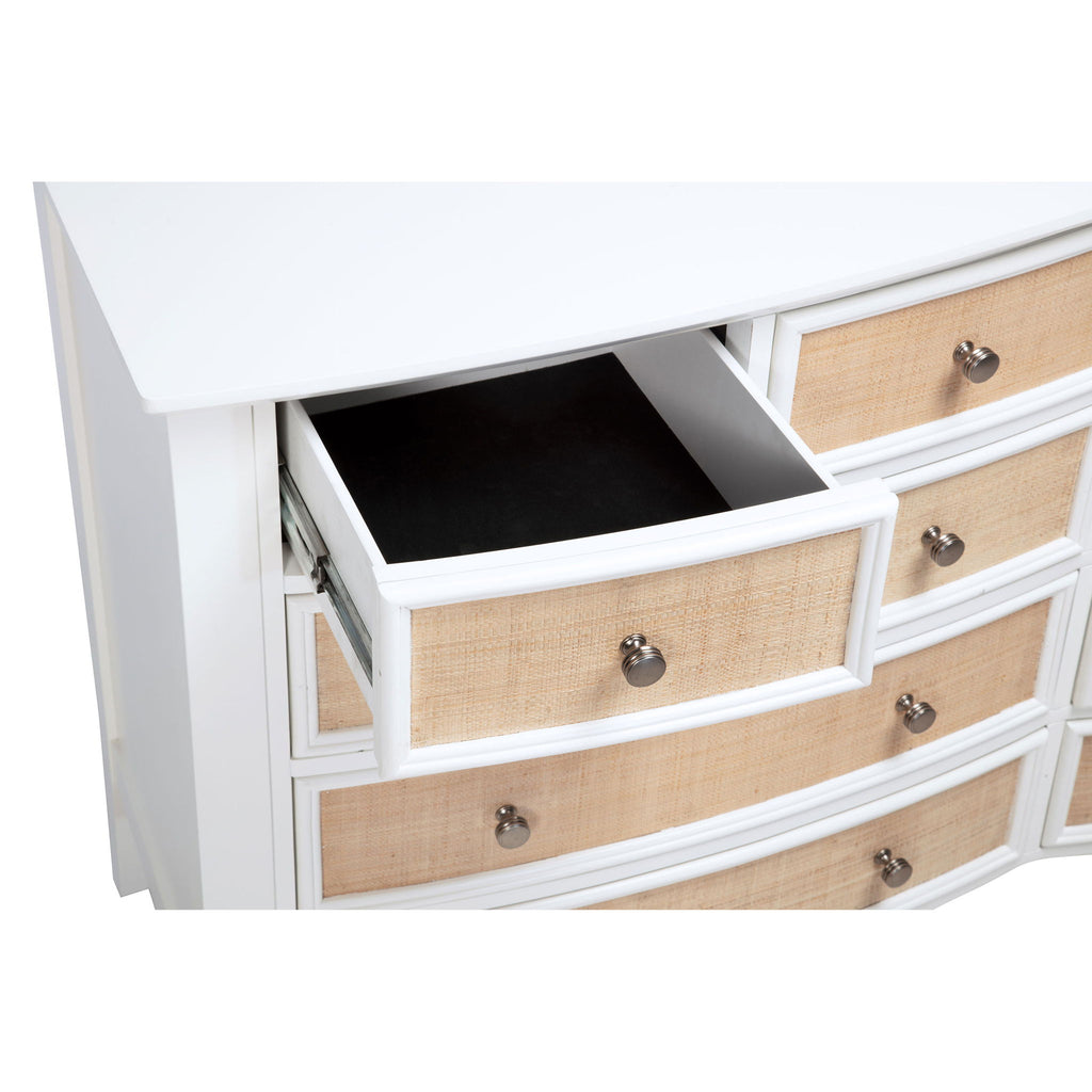 Talia - 10 Drawer Dresser Cabinet - White