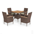 5 Piece Patio Dining Set With Table