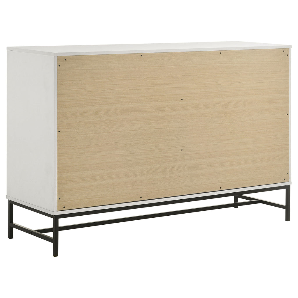 Taraval - 6 Drawer Bedroom Dresser - White