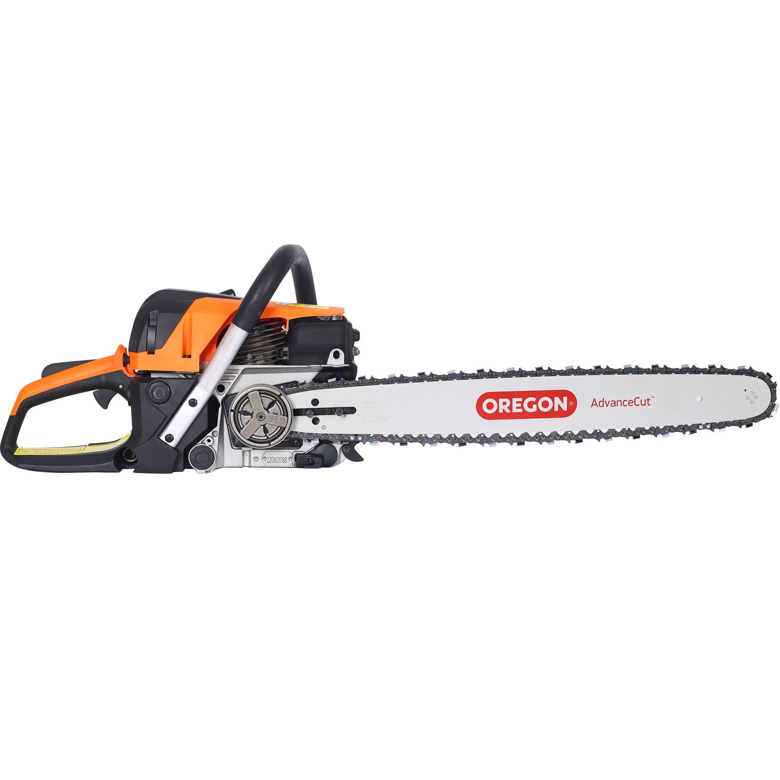Gasoline Chainsaw 20" 52Cc For Tree And Wood Cutting - Orange