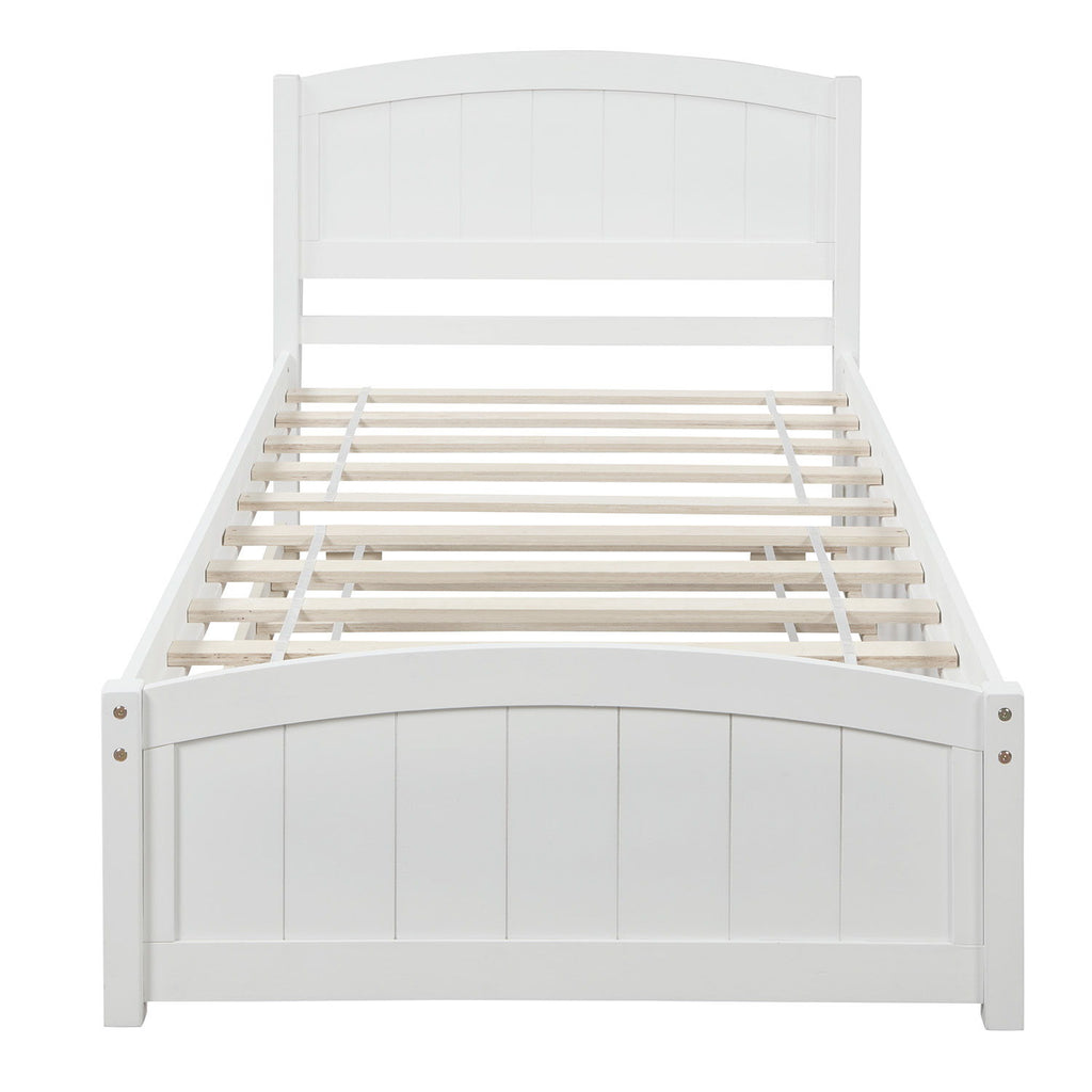 Platform Bed & Headboard, Footboard And Slat Support