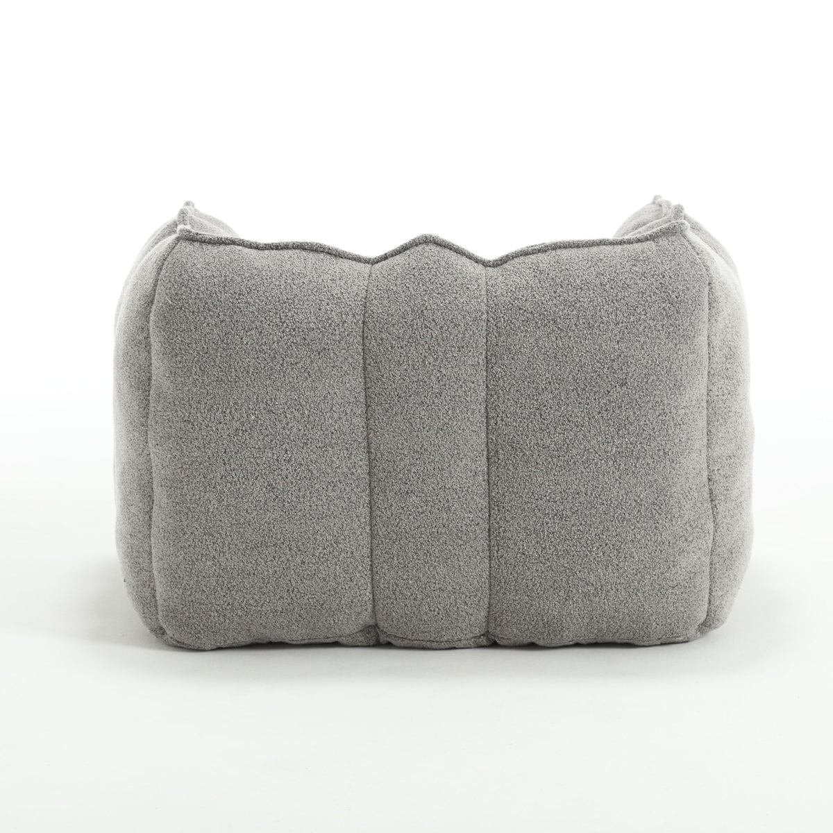 Soft Bean Bag Chair With High Resilient Foam (Chips) - Gray